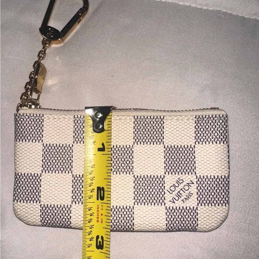 Louis Vuitton Key Pouch‎ Damier Azur White/Blue - Picture 9 of 13